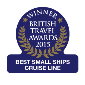 British Travel Awards 2015 Winner Best Small Ships Cruise Line